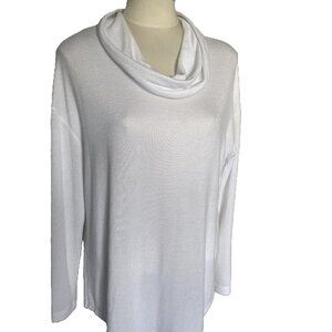 EUC BANANA REPUBLIC Cowl Neck White Sweater sz M